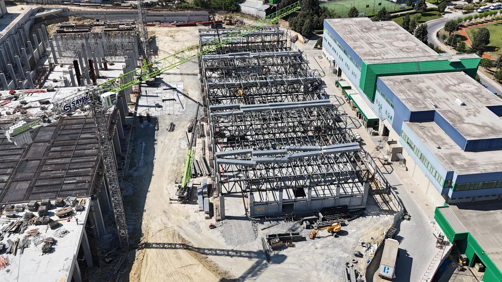 Mercedes-Benz Türk A.Ş. Within the scope of the HEX2025 project, the new Finish Hall building continues at full speed!